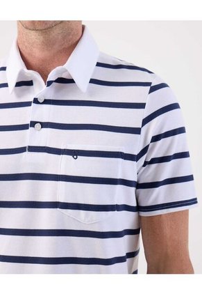 Polo  Para Hombre Cuello Maquina Con Bolsillo Color Blanco Marca Patprimo #44112759