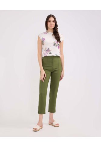 Pantalón Para Mujer  Color Verde  Marca Patprimo #30071887 Patprimo