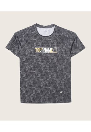 Camiseta Para Niño Manga Corta Color Negro Marca Patprimo #66090298