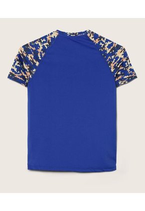 Camiseta Para Niño Manga Corta Color Azul  Marca Patprimo #66090288