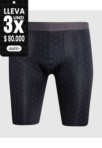 Boxer X1 Para Hombre Filete Largo Color Azul Marca Patprimo #44000461 Patprimo