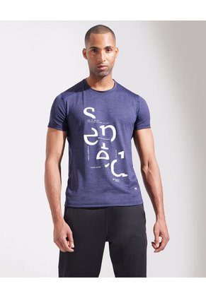 Camiseta Para Hombre Manga Corta Color Azul  Marca Patprimo #44090755