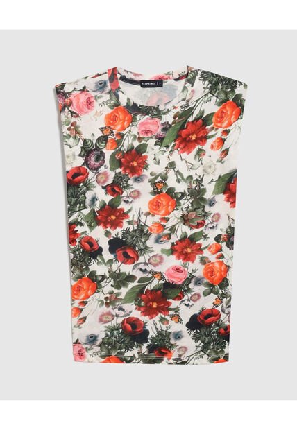 Camiseta Para Mujer Manga Sisa Color Naranja Marca Patprimo #30093494