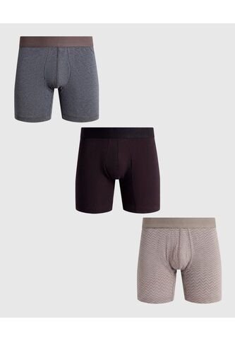 Pack X3 Bóxers Medio Anatómicos Para Hombre X3 Para Hombre Surtido Patprimo Patprimo