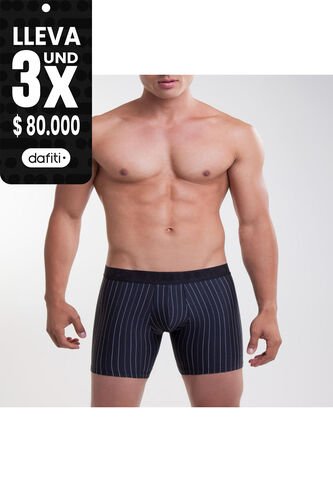 Boxer X1 Para Hombre Filete Medio Color Negro Marca Patprimo #44000219 Patprimo