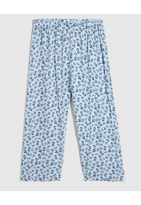Pijama Con Pantalón Recto Para Mujer Para Mujer Azul Patprimo