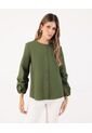Blusa  Para Mujer Manga Larga Color Verde Marca Patprimo #30123616 de Patprimo