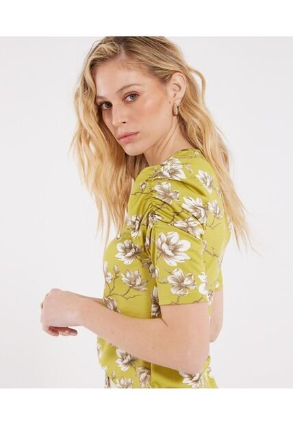 Camiseta Para Mujer Manga Corta Color Verde  Marca Patprimo #30093341