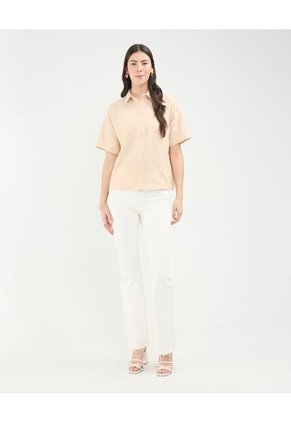 Camisa Para Mujer Manga Corta Color Rosa Marca Patprimo #30010673