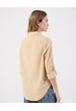 Camisa  Para Mujer Manga Larga Color Beige Marca Patprimo #30010761 de Patprimo