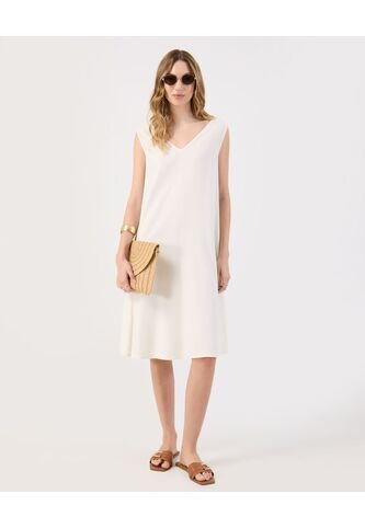 Vestido  Para Mujer M/Sisa Medio Color Crema Marca Patprimo #30171079 Patprimo