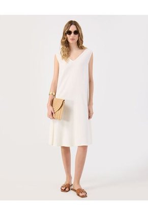 Vestido  Para Mujer M/Sisa Medio Color Crema Marca Patprimo #30171079