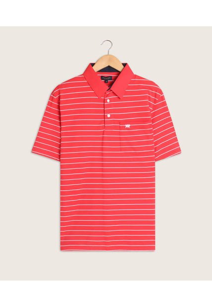Polo Para Hombre Cuello Maquina Con Bolsillo Color Rosado Marca Patprimo #44111106