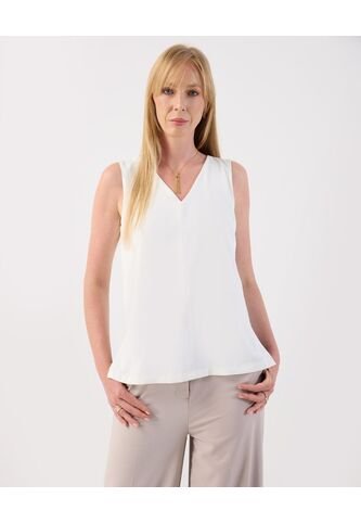 Blusa  Para Mujer Manga Sisa Color Blanco Marca Patprimo #30123645 Patprimo