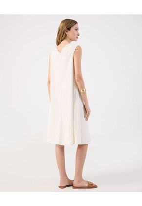 Vestido  Para Mujer M/Sisa Medio Color Crema Marca Patprimo #30171079