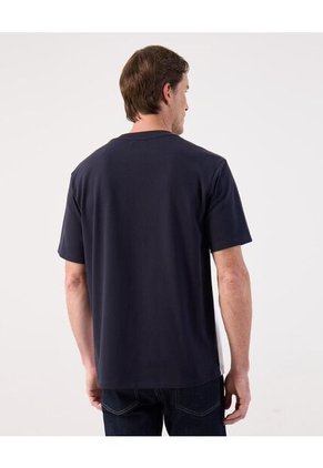 Camiseta  Para Hombre Manga Corta Cuello Redondo Color Azul Marca Patprimo #44097219