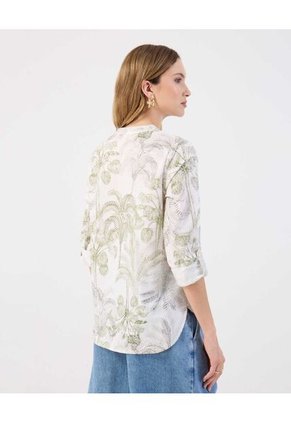 Blusa  Para Mujer Manga Larga Color Verde Marca Patprimo #30123635