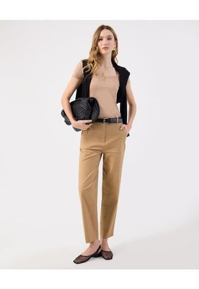 Pantalón  Para Mujer Chino Color Beige Marca Patprimo #30072053