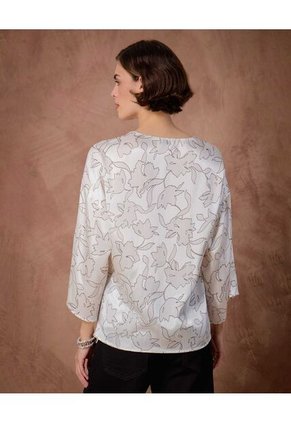 Blusa Para Mujer Manga 3/4 Color Gris Marca Patprimo #30123642