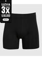 Pantaloncillo Boxer Medio En Algodon Con Screen Y Pretina Encaretrada X1 Para Hombre Negro Patprimo de Patprimo