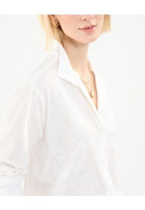 Camisa Para Mujer Manga Larga Color Crema Marca Patprimo #30010674