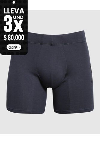Pantaloncillo Boxer Medio En Algodon Con Screen Y Pretina Encaretrada X1 Para Hombre Gris Patprimo Patprimo