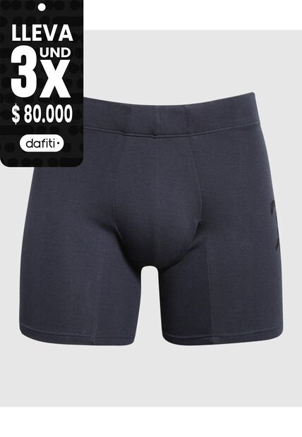 Pantaloncillo Boxer Medio En Algodon Con Screen Y Pretina Encaretrada X1 Para Hombre Gris Patprimo