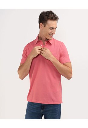 Polo Para Hombre Cuello Maquina Con Bolsillo Color Rosado Marca Patprimo #44111091