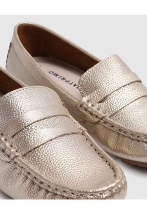 Mocasines Para Mujer Color Dorado Marca Patprimo #30680073
