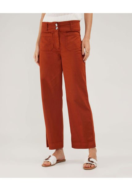 Pantalón Para Mujer  Color Crudo Marca Patprimo #30071820