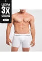 Boxer  En Lycra-Algodón X1 Para Hombre Blanco Patprimo de Patprimo