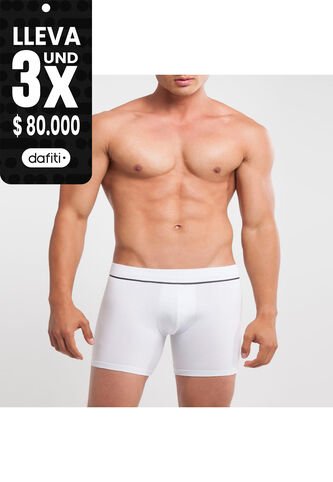 Boxer  En Lycra-Algodón X1 Para Hombre Blanco Patprimo Patprimo