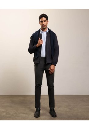 Camisa Para Hombre Manga Corta Sin Bolsillo Cuello Neru Color Azul Marca Patprimo #44013139