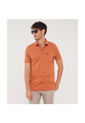 Polo Para Hombre Cuello Maquina Con Bolsillo Color Naranja Marca Patprimo #44112499 Patprimo