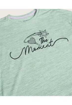 Camiseta Para Niña Manga Corta Color Verde Marca Patprimo #86090338