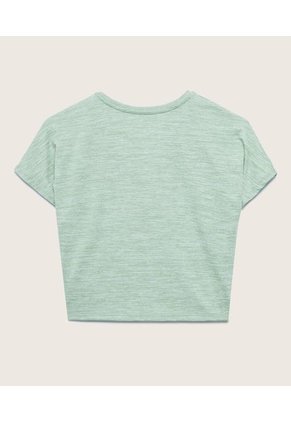 Camiseta Para Niña Manga Corta Color Verde Marca Patprimo #86090338