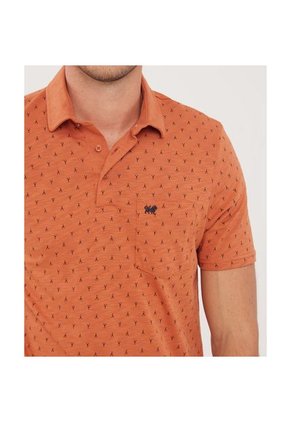 Polo Para Hombre Cuello Maquina Con Bolsillo Color Naranja Marca Patprimo #44112499