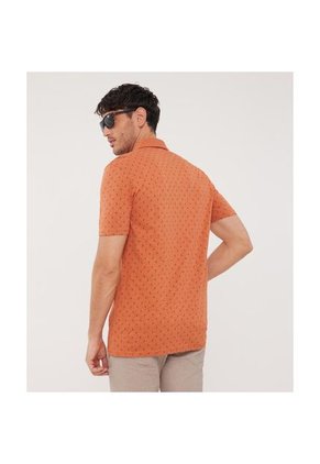Polo Para Hombre Cuello Maquina Con Bolsillo Color Naranja Marca Patprimo #44112499
