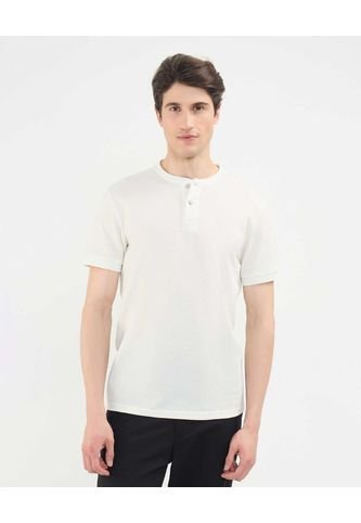 Camiseta Para Hombre Manga Corta Color Crema Marca Patprimo #44090911 Patprimo