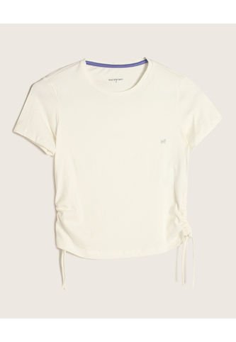 Camiseta Para Niña Manga Corta Color Blanco Marca Patprimo #86090333 Patprimo