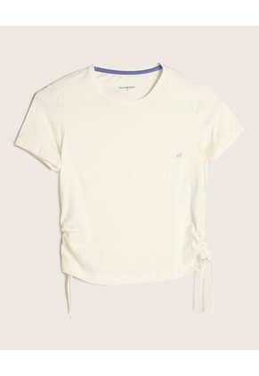 Camiseta Para Niña Manga Corta Color Blanco Marca Patprimo #86090333