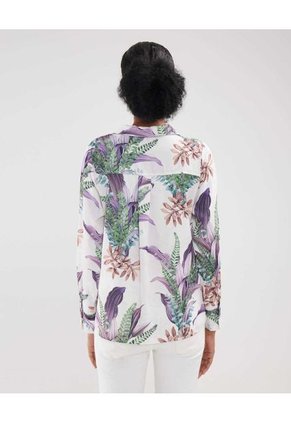 Camisa Para Mujer Manga Larga Color Blanco Marca Patprimo #30010627