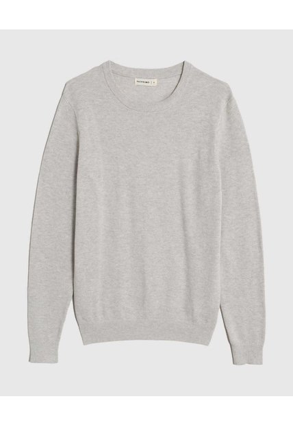 Saco  Para Hombre Cuello Redondo Color Gris Marca Patprimo #44330234