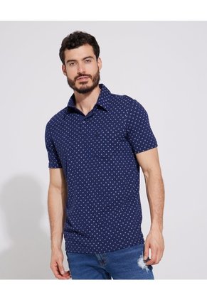 Polo Para Hombre Cuello Maquina Con Bolsillo Color Azul Marca Patprimo #44112428