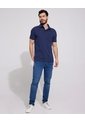 Polo Para Hombre Cuello Maquina Con Bolsillo Color Azul  Marca Patprimo #44112428 de Patprimo