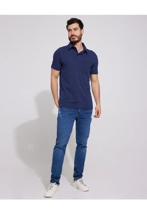 Polo Para Hombre Cuello Maquina Con Bolsillo Color Azul Marca Patprimo #44112428