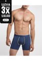 Boxer  Con Detalles En Contraste Lycra-Algodón X1 Para Hombre Azul Patprimo de Patprimo