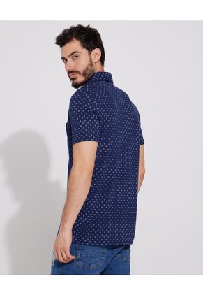 Polo Para Hombre Cuello Maquina Con Bolsillo Color Azul Marca Patprimo #44112428