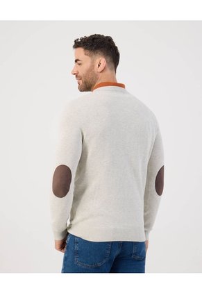Saco  Para Hombre Cuello Redondo Color Gris Marca Patprimo #44330234