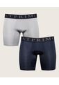 Boxer X2 Para Hombre Filete Color Azul Marca Patprimo #44000390 de Patprimo